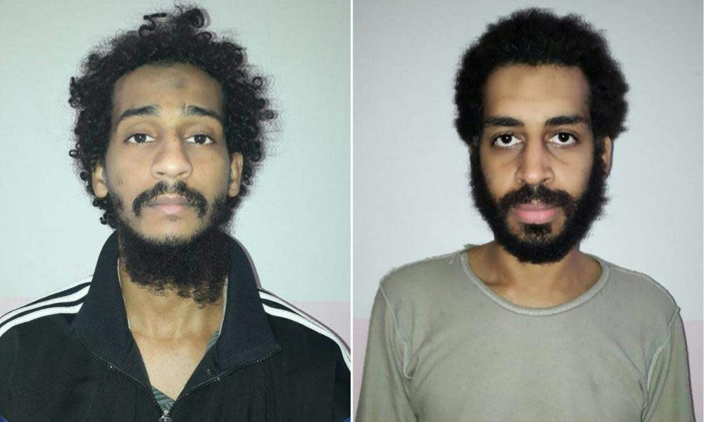 El Shafee Elsheikh (left) and Alexanda Kotey (right) are alleged to have been part of an Isis murder squad nicknamed ‘the Beatles’ by captives.