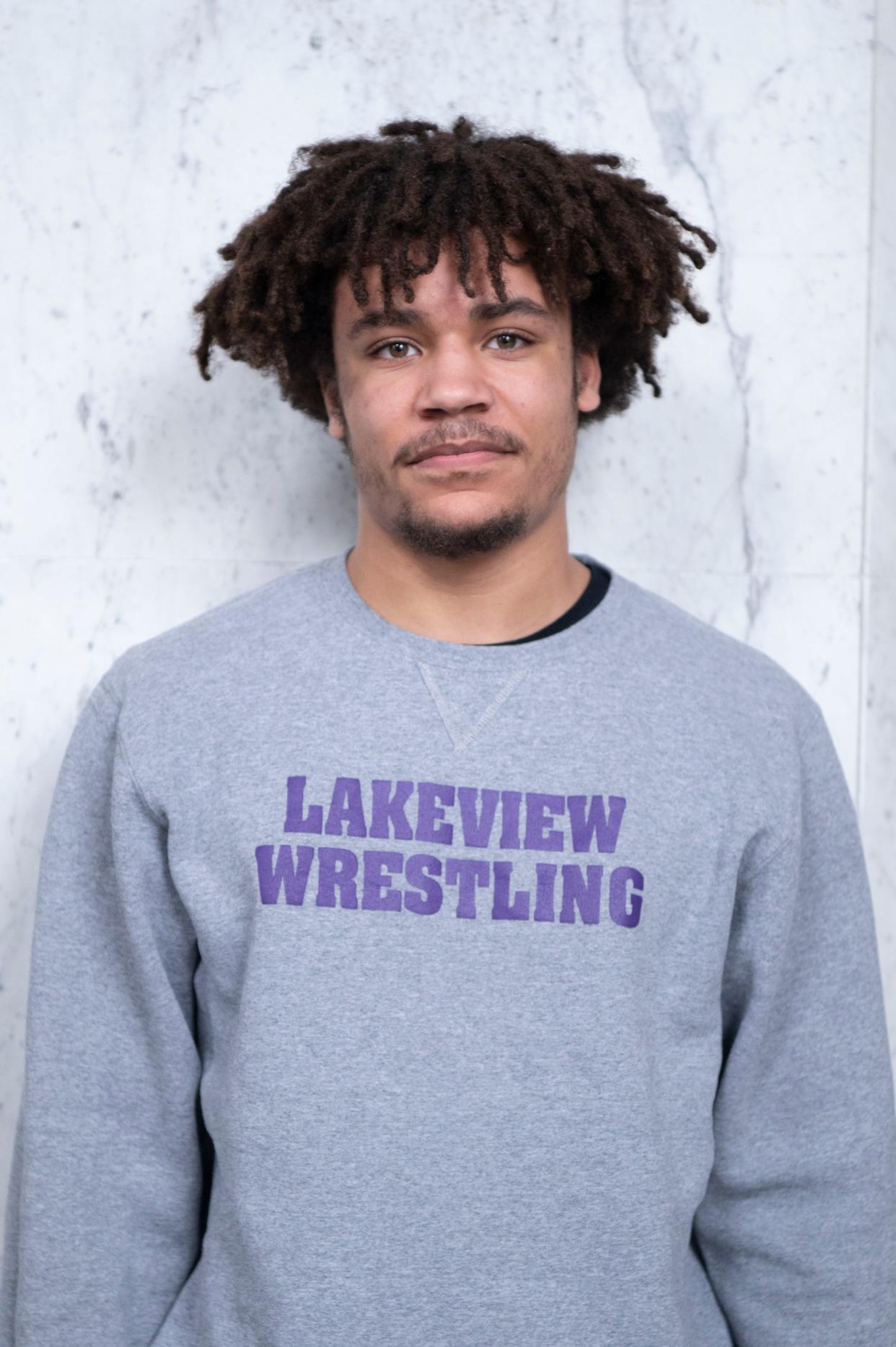 Lakeview wrestler Dayveon Rupert.