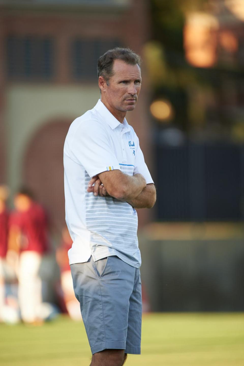 UCLA men's soccer coach Ryan Jorden.