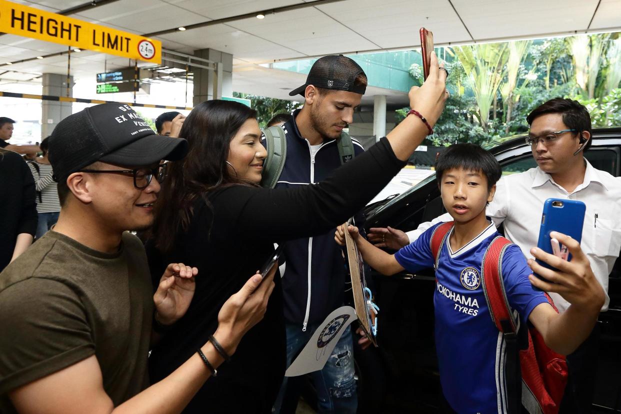 New arrival | Morata became Chelsea's record signing: Getty Images for ICC