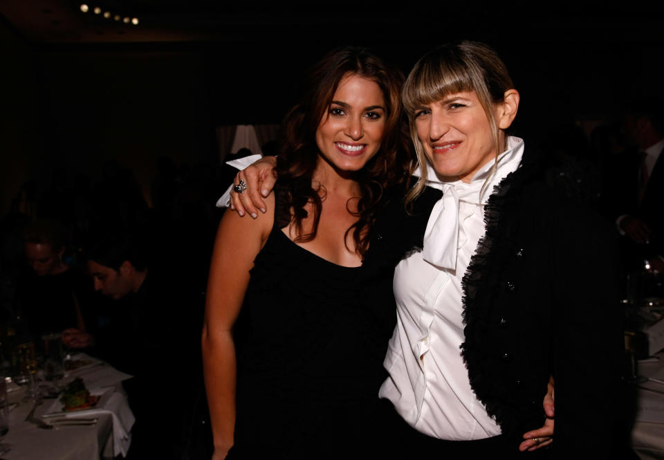 BEVERLY HILLS, CA - OCTOBER 06:  Actress Nikki Reed (L) and production designer/director Catherine Hardwicke attend the 15th annual Women In Hollywood Tribute hosted by ELLE Magazine at the Four Seasons Hotel on October 6, 2008 in Beverly Hills, California.  (Photo by Michael Buckner/Getty Images)