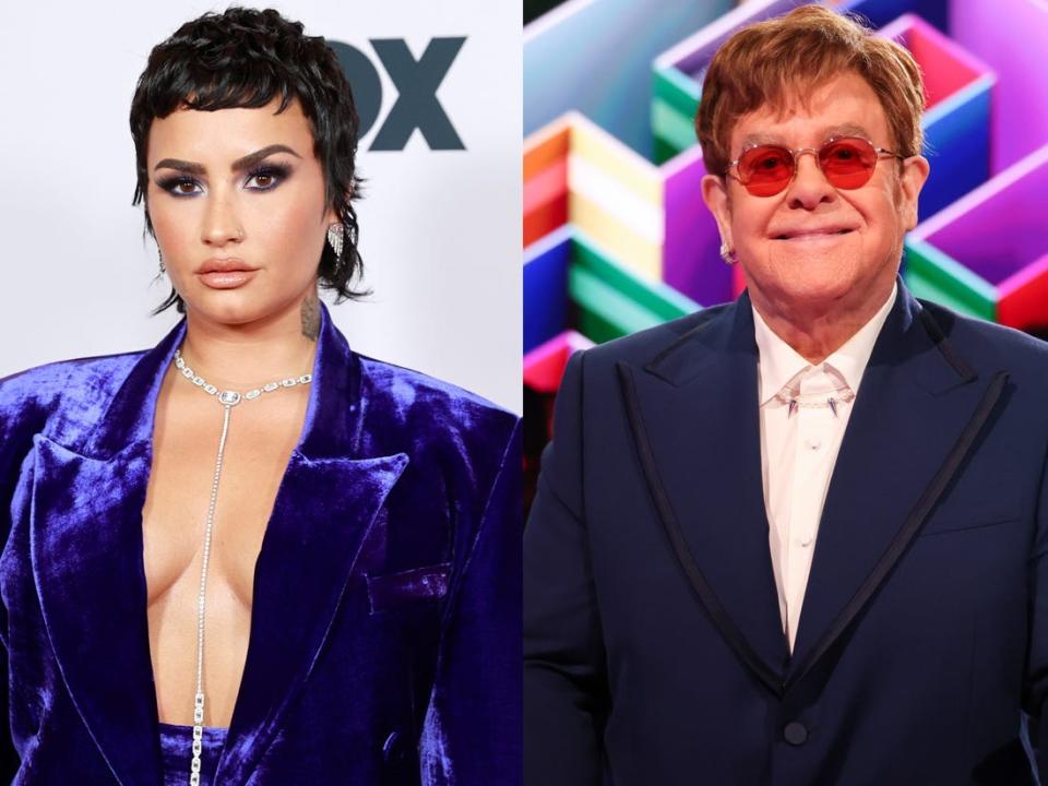 demi lovato elton john