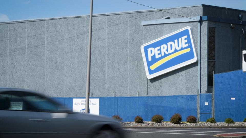 The Perdue Farms plant in Salisbury on Tuesday, May 5, 2020.