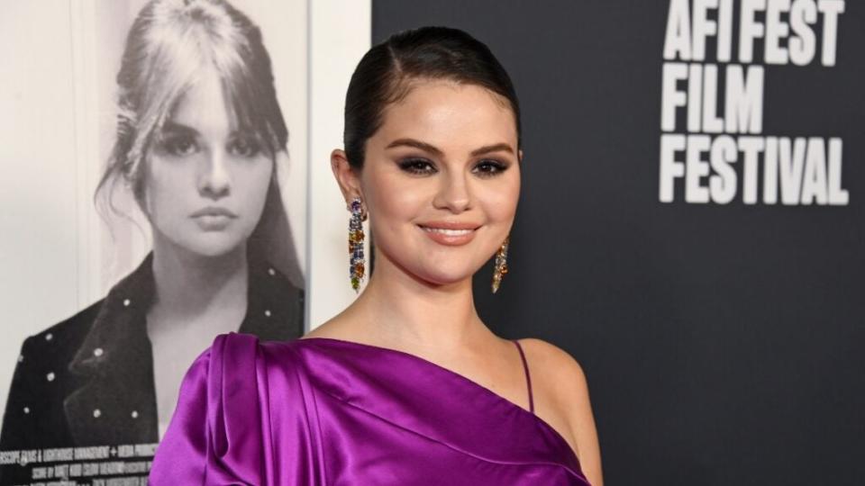 Selena Gomez attends the “Selena Gomez: My Mind And Me” Opening Night World Premiere of the 2022 AFI Fest at TCL Chinese Theatre in Hollywood, California.