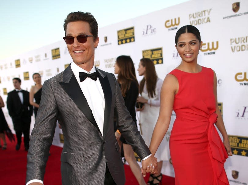 Matthew McConaughey wife camila alves