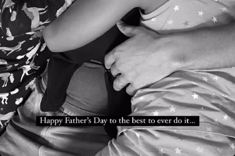 Rochelle was gushing over her husband Marvin on Father's Day -Credit:Rochelle Humes Instagram