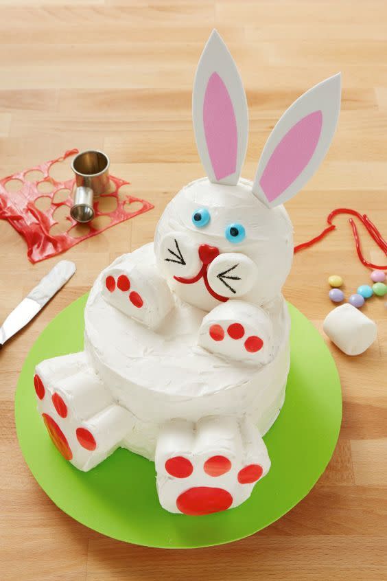 Easter Bunny Rabbit Cake