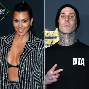 Kourtney Kardashian Shows Her Love for Travis Barker With Blink-182 Hoodie