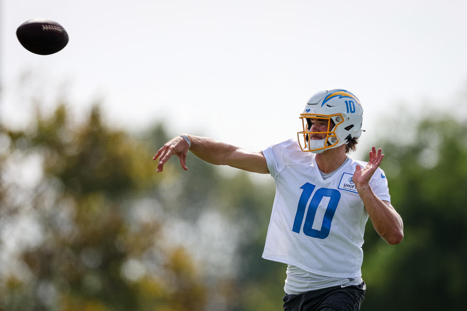 Chargers QB Justin Herbert looks primed for a big start in fantasy.