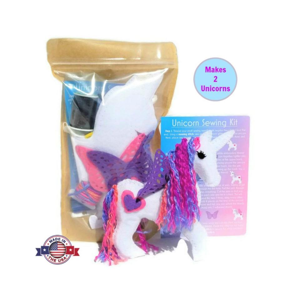 Unicorn Craft Sewing Kit for Kids