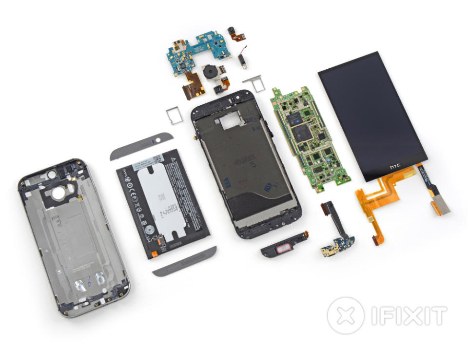 Forget about fixing the HTC One (M8) yourself if you break it