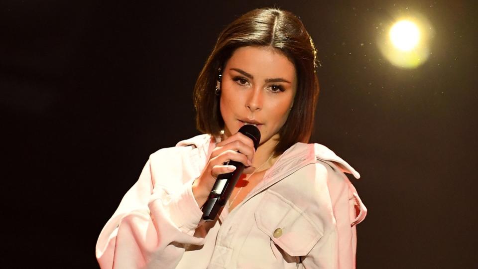 Lena Meyer-Landrut beim Vorentscheid für den Eurovision Song Contest 