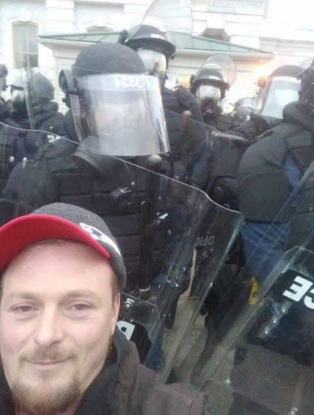 Troy Sargent is among those charged with participating in the Capitol riot.