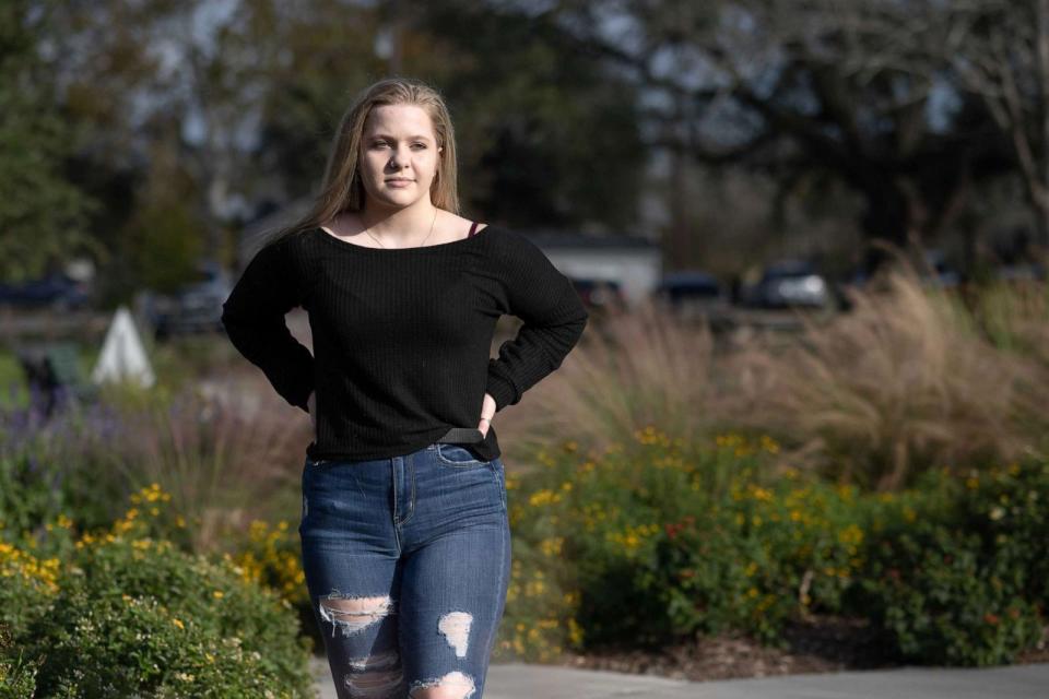 PHOTO: Isabelle Laymance is a survivor of the 2018 shooting at Santa Fe High School in Santa Fe, Texas. (Brandon Thibodeaux/ABC News)