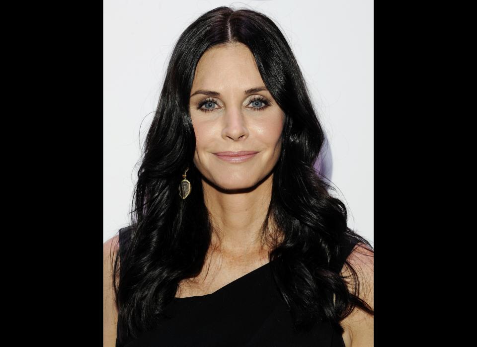 "Cougar Town" leading lady Courteney Cox <a href="http://www.people.com/people/article/0,,20433530,00.html" target="_hplink">announced her split</a> from husband David Arquette in October 2010. Both parties <a href="http://www.usmagazine.com/celebrity-news/news/courteney-cox-files-divorce-papers-same-day-as-david-arquette-2012136" target="_hplink">filed for divorce</a> in June 2012.   When <a href="http://www.tmz.com/2012/06/13/courteney-cox-divorce-papers-david-arquette/" target="_hplink">TMZ cameras approached Cox</a> about Arquette's decision to file divorce docs, she sarcastically responded, "He diiiiid? Oh my god, I didn't know." 