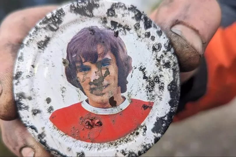 The George Best Jam Jar lid was pulled from the River Kelvin