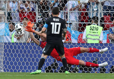 Partido entre Argentina e Islandia válido por el Grupo D del Mundial de Rusia 2018, Estadio Spartak, Moscú, Rusia - 16 de junio de 2018. REUTERS / Albert Gea