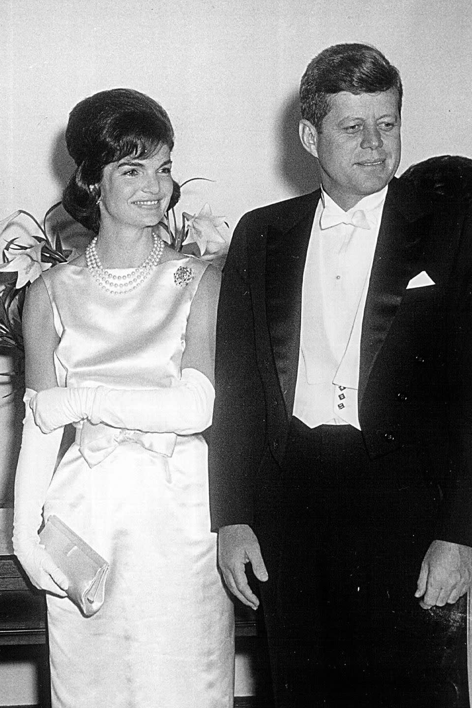 1961: Jacqueline and John F. Kennedy