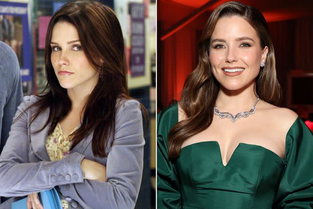 Warner Bros./Courtesy Everett Collection, Monica Schipper/Getty Sophia Bush then and now