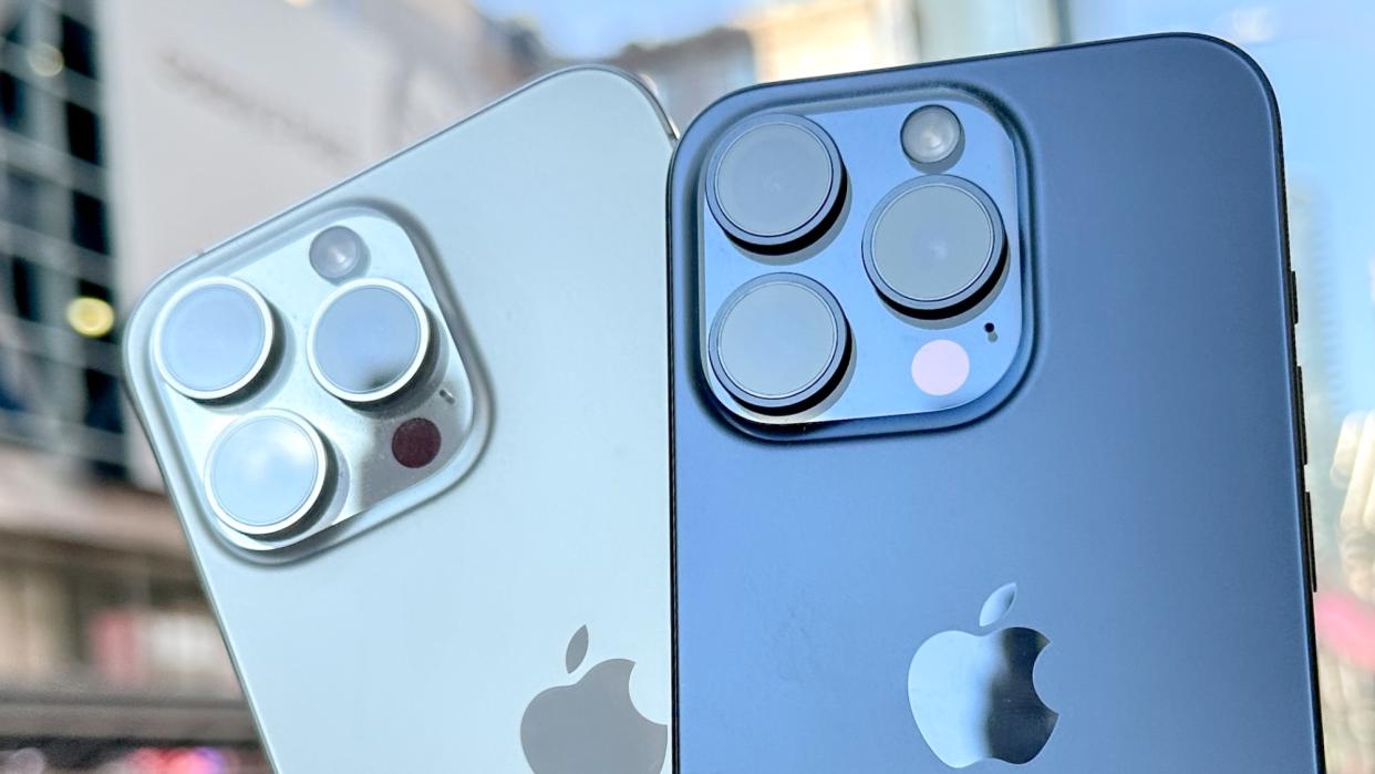  IPhone 15 Pro Max and iPhone 15 Pro cameras . 
