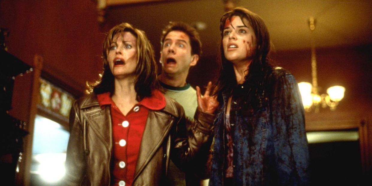 scream, courteney cox and neve campbell