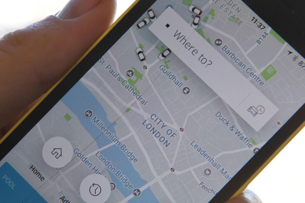 Uber: The app firm has set up a petition calling on the decision to be reversed: Getty Images