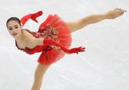 Figure Skating - Pyeongchang 2018 Winter Olympics - Women Single Skating free skating competition final - Gangneung Ice Arena - Gangneung, South Korea - February 23, 2018 - Alina Zagitova, an Olympic Athlete from Russia, competes. REUTERS/Lucy Nicholson