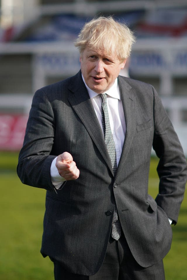 Boris Johnson visits Hartlepool United Football Club