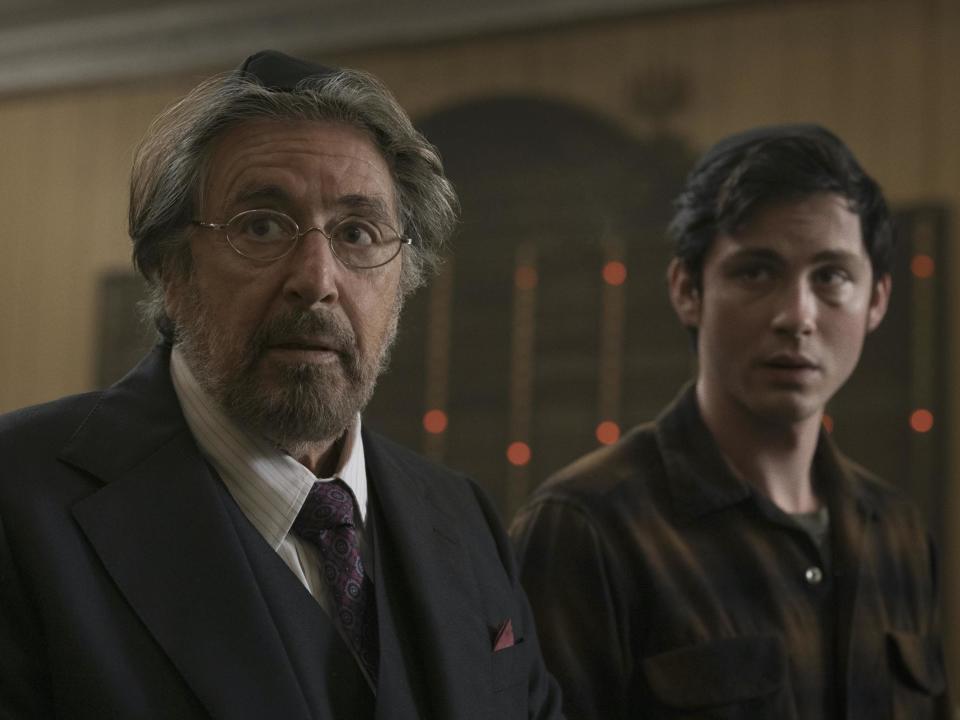 Al Pacino and Logan Lerman in new series 'Hunters': Amazon Studios