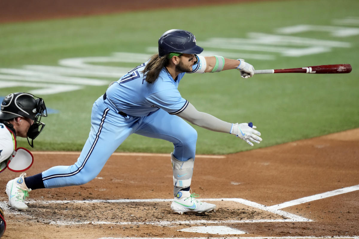 Bo Bichette sidelined by thumb discomfort for Blue Jays' series