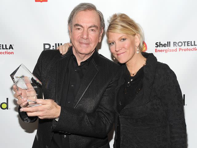 <p>Gary Gershoff/WireImage</p> Neil Diamond and Katie McNeil Diamond at the 2012 Billboard Touring Awards Reception.