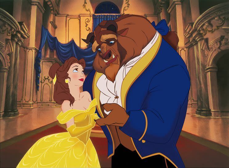 Belle’s ball gown was inspired by another famous dress