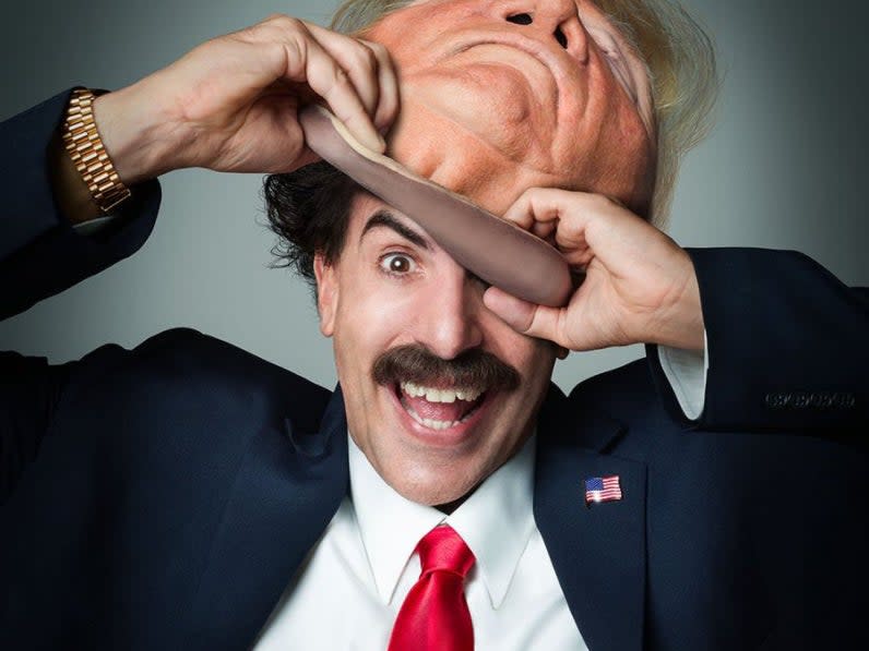 Sacha Baron Cohen as Borat (Borat Twitter)