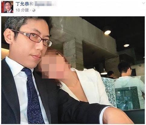 丁允恭被爆出醜聞請辭後，又被韓粉粉專爆擁有「情色海牛」綽號引熱議。（Y女提供）