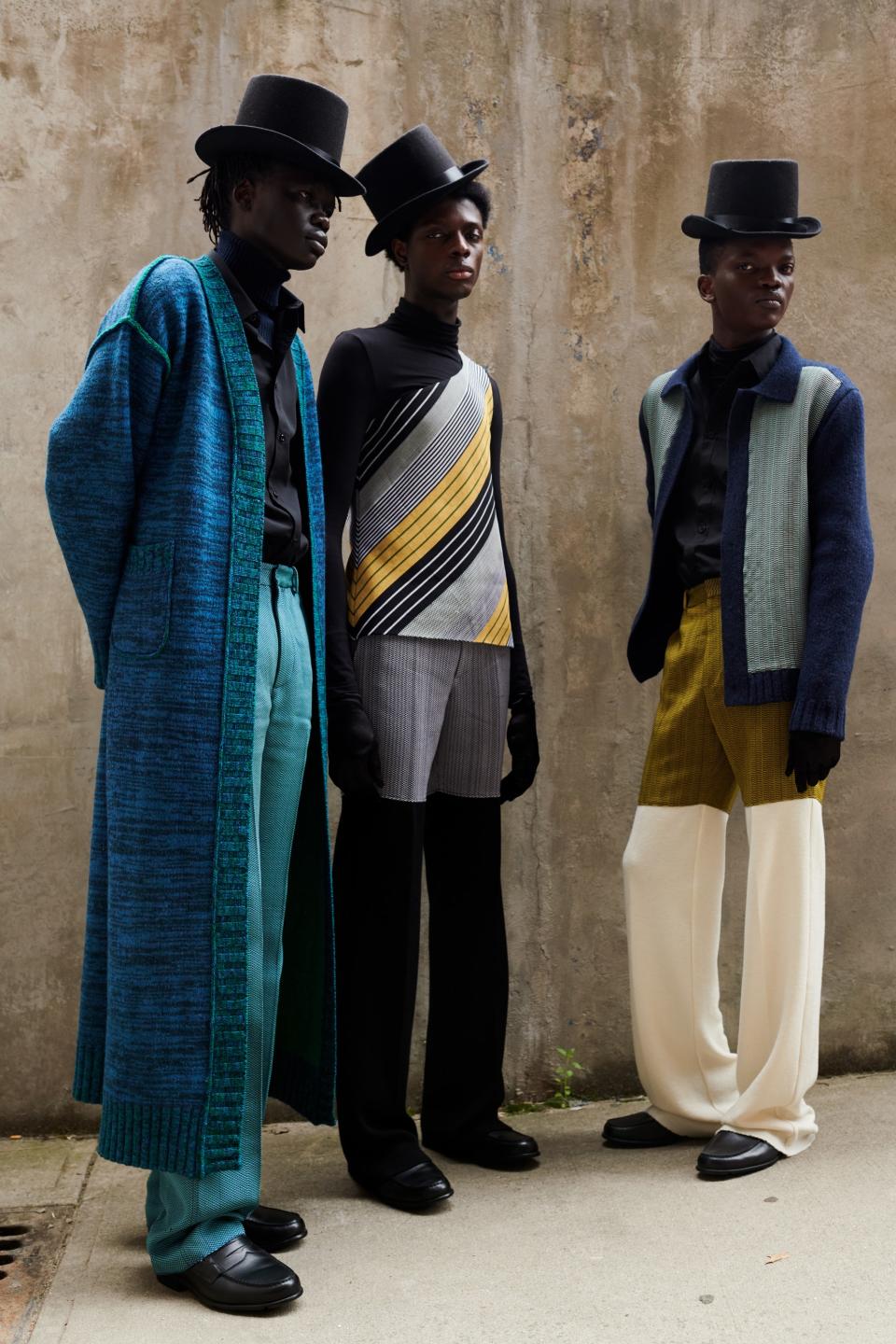 Kenneth Ize’s look for the International Woolmark Prize