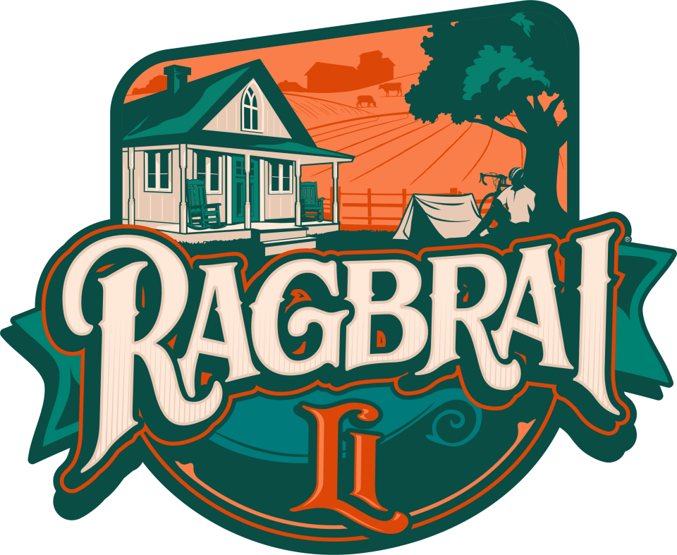 The logo for RAGBRAI 51.