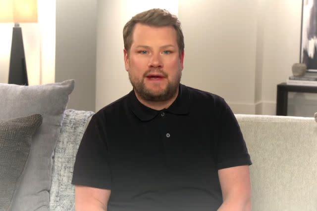 The Late Late Show with James Corden/Youtube James Corden's Kardashians confessional look