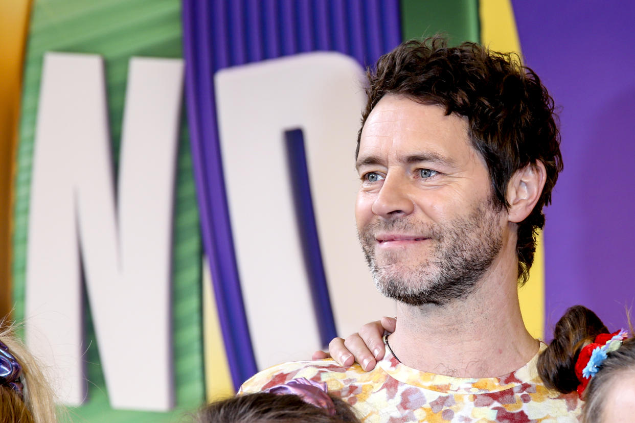 BERLIN, GERMANY - APRIL 01: Take That singer Howard Donald during the photocall 'The Band - Das Musical' with the main cast and members of the band Take That at Theater des Westens on April 1, 2019 in Berlin, Germany. (Photo by Isa Foltin/Getty Images)