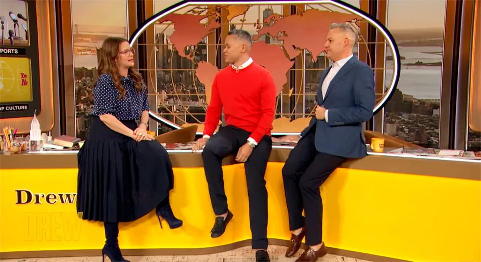 Ross Mathews, Wellington García, Drew Barrymore