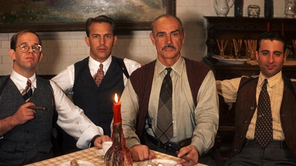 The cast of 1987's The Untouchables