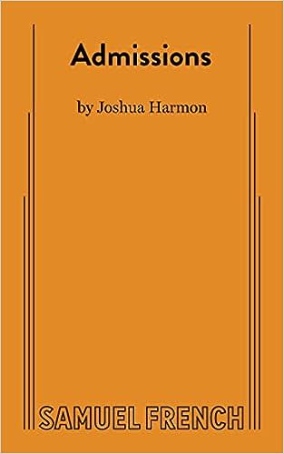 "Admissions" by Joshua Harmon