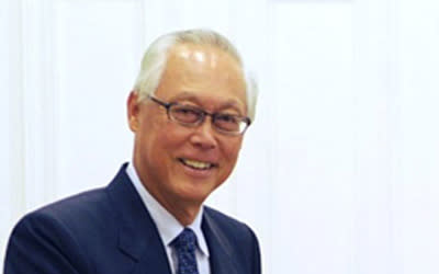 The focus is on getting the job done, not about legacies, says Senior Minister Goh Chok Tong. (AFP photo)