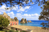 <p>Sicily’s Madonie mountains are most spectacular in spring when wild peonies, poppies and orchids carpet the hills and lambs graze on the lower slopes. Wild asparagus and fresh spring peas find their way onto your plate, while cherries and strawberries are piled high on market stalls. There’s even a Spring Flower Festival (May 17-19 2019) in the town of Noto, where artists use petals to create pictures along the street. Stay at the new <a rel="nofollow noopener" href="https://www.wishsicily.com/castel-di-lucio/villas-in-sicily/villa-olmo/950" target="_blank" data-ylk="slk:Villa Olmo;elm:context_link;itc:0;sec:content-canvas" class="link ">Villa Olmo</a>, which has its own garden and pool and bikes for exploring. Seven nights’ self-catering costs from £1164 for six sharing. <em>[Photo: Getty]</em> </p>