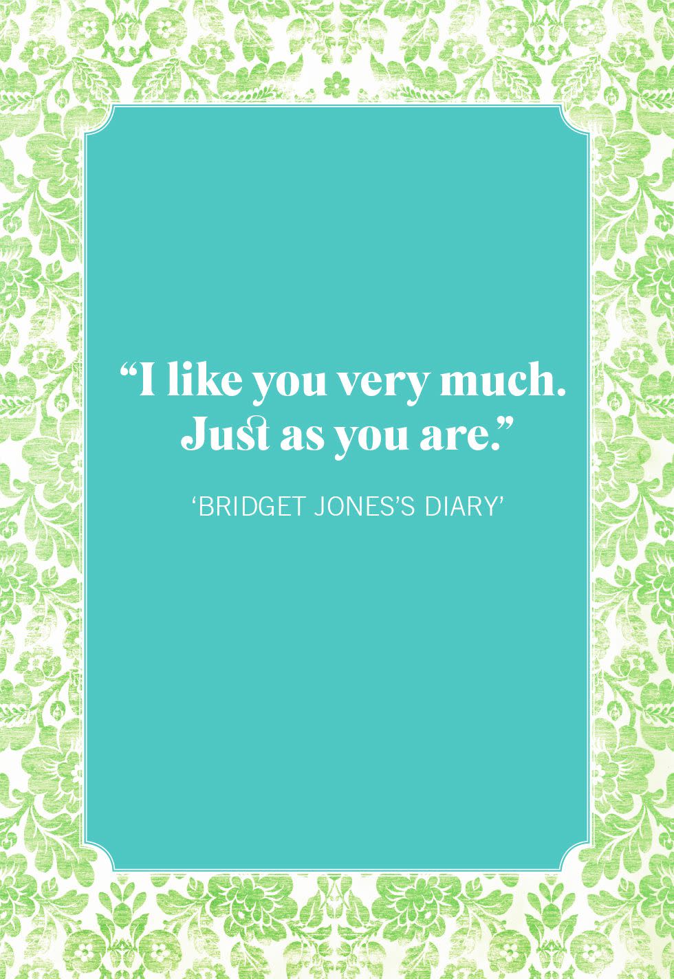 love quotes 'bridget jones's diary'