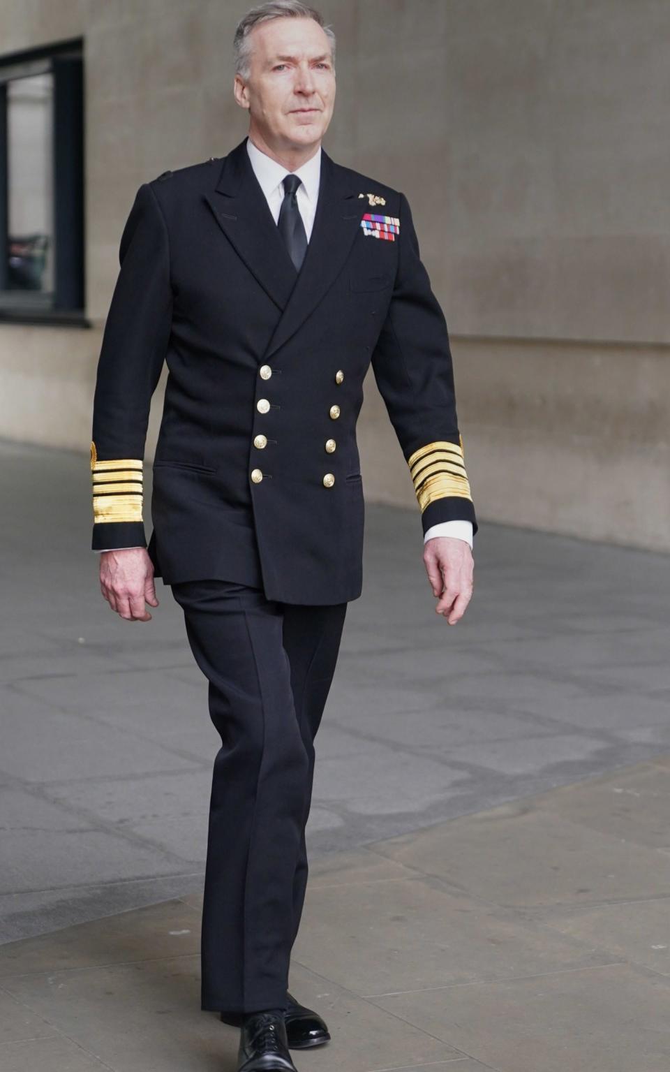 Chief of the defence staff, Admiral Sir Tony Radakin - Yui Mok/ PA