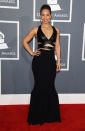 <b>Alicia Keys </b><br><br>The Fallin' singer flaunted her toned physique in this cut-out Azzedine Alaia dress.