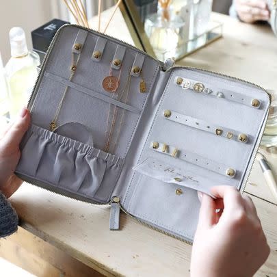 If you’re all about your accessories, get your hands on this slim jewellery holder wallet, which hardly takes up any space in your case