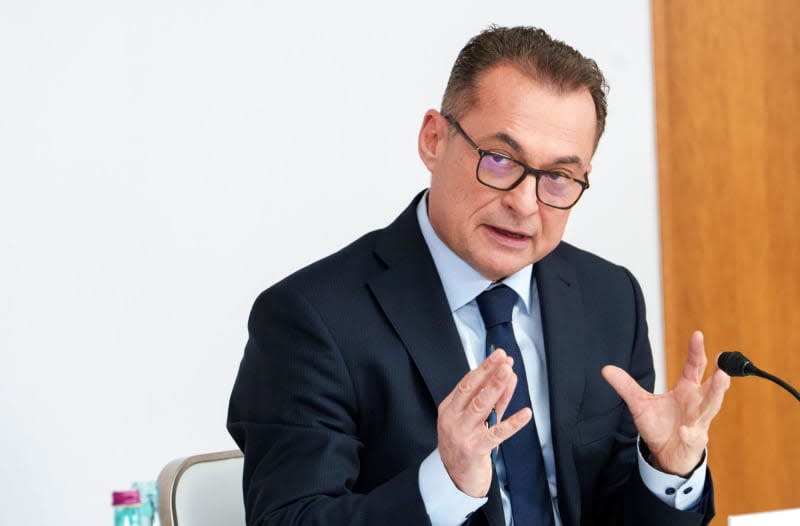 Joachim Nagel, President of the German Bundesbank, presents the annual report for 2023 during a press conference of the German Bundesbank. Andreas Arnold/dpa