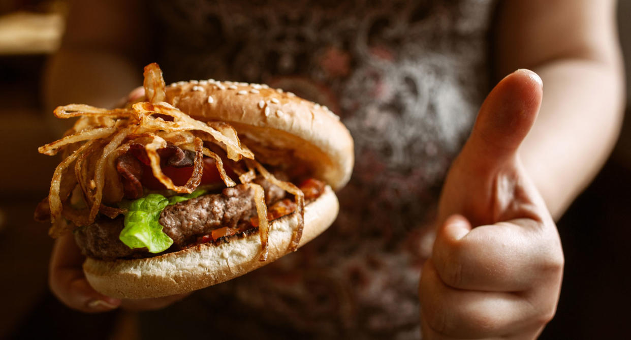Pregnant women who are ready to go into labor are eating this Minneapolis restaurant's spicy burger called "The Labor Inducer." (Photo: Getty Images)