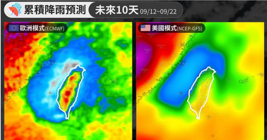 台灣將暫時進入少雨期！（圖／翻攝自Facebook／《台灣颱風論壇｜天氣特急》）